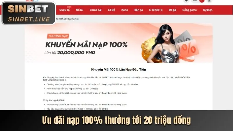 Hệ thống khuyến mãi Nbet Link độc quyền
